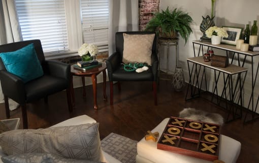 Brookmore Livingroom with Wood Floors