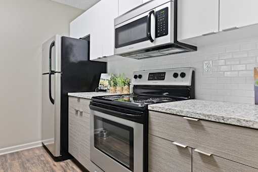 Patchen Oaks Apartments - Updated Kitchens with Stainless Steel Appliances