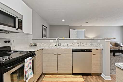 Patchen Oaks Apartments - Updated Kitchens with Stainless Steel Appliances
