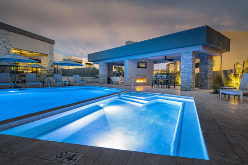 a swimming pool