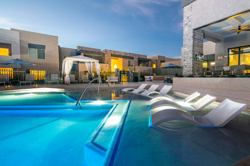 a swimming pool