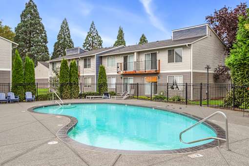 our apartments have a resort style swimming pool