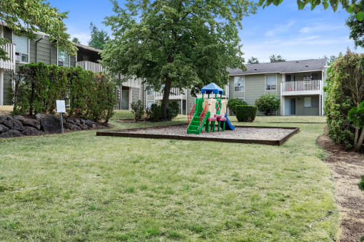 our apartments offer a playground for your children