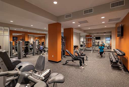 Fully Equipped Gym at Residences at Delmar Divine, Missouri, 63112