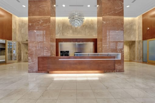 Reception Area at Metro67, Memphis