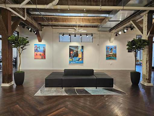 Lobby Lounge at South Main Artspace Lofts, Tennessee, 38126