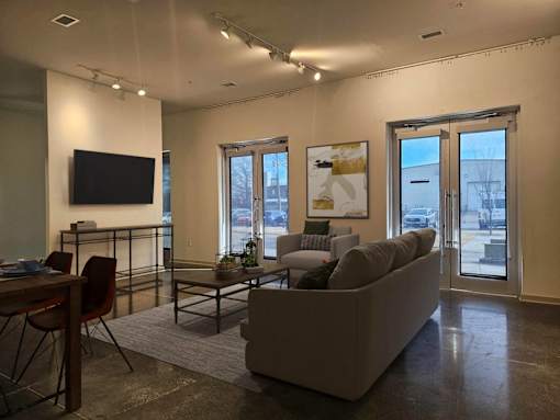 Living Room at South Main Artspace Lofts, Memphis