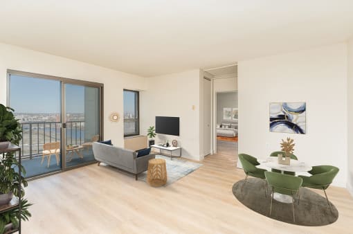 Babcock tower one bedroom apartment with great views