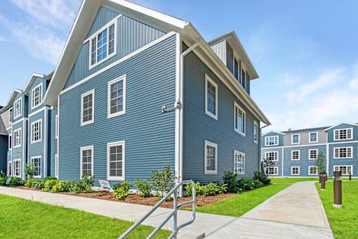 Building Exterior at Shoreline Grove Apartments in Branford CT.
