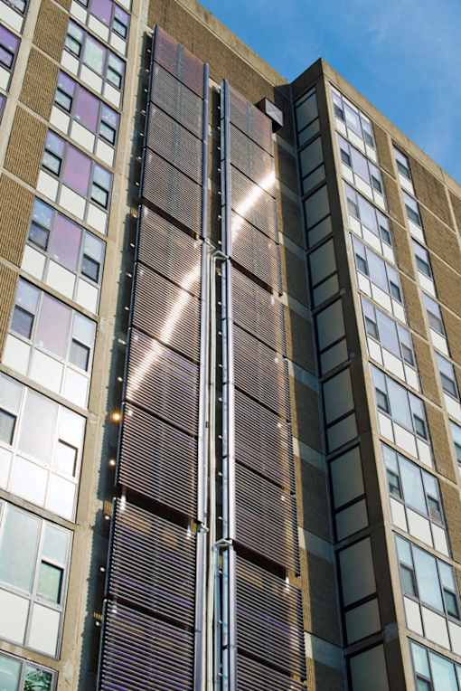 Solar Panels at Ohav Sholom Apartments in Albany, NY.