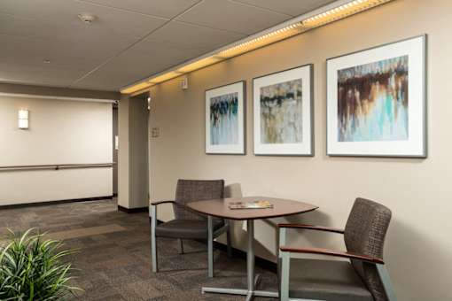 Community space at Ohav Sholom Apartments in Albany, NY.