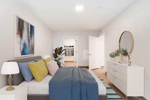 A bedroom in Leefort Terrace, Salem, MA