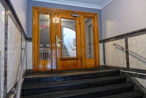 Entrance  at Conway Court, Roslindale, 02131
