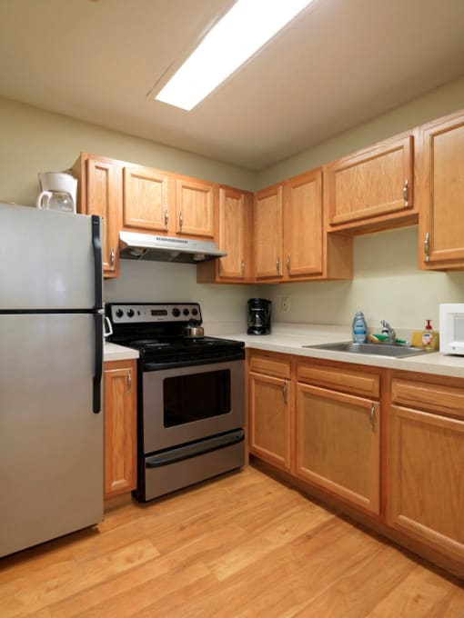 Kitchen Area in Apartment.