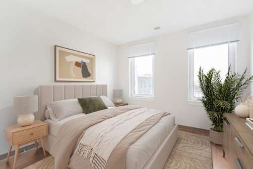 A bedroom in Leefort Terrace, Salem, MA