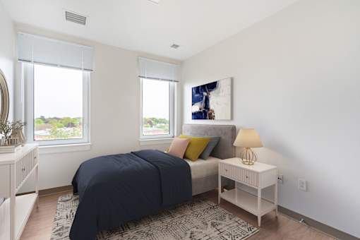 A bedroom in Leefort Terrace, Salem, MA