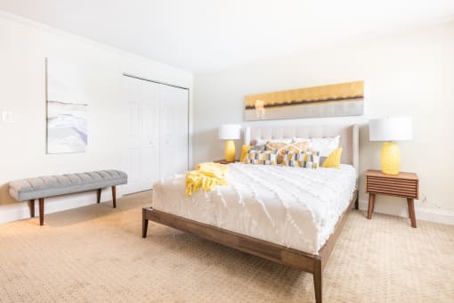 Bedroom at Williamsburg Estates, Harrisburg, 17112.