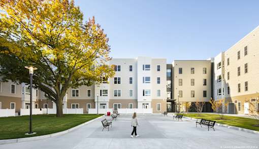Exterior View at The Anne M. Lynch Homes at Old Colony, South Boston, MA