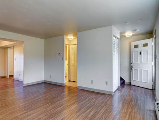 Living room at Colonial Estates Apartments, Springfield, Massachusetts