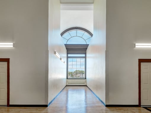 Lobby With Window at Chapman House, E. Boston, MA, 02128