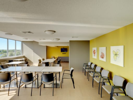 Community Room at Jaclen Tower Apartments in Beverly, MA.