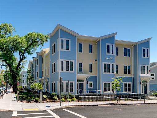 Exterior Landscape at The Anne M. Lynch Homes at Old Colony, South Boston, MA, 02127