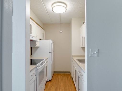 Updated Kitchen At Quincy Tower In Boston, MA.
