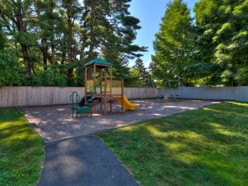 Playground For Residents Usage Pine Grove Apartments in Taunton, MA.