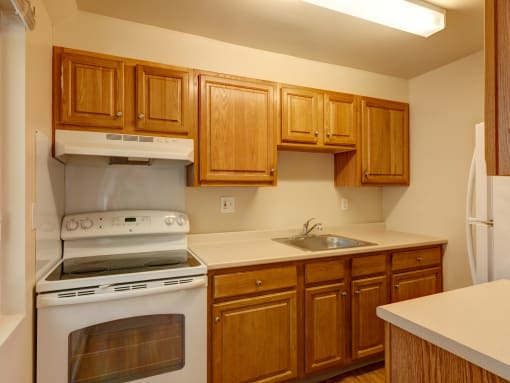 Fully Appliance Kitchen at The Pines, Brockton, MA, 02301