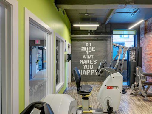 Fitness Center at Robinson Cuticura Mill Apartments in Malden , MA.