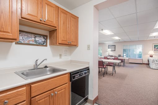 Community Room at Bridgeville Tower Bridgeville, Pennsylvania.