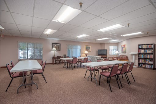 Community Room at Bridgeville Tower Bridgeville, Pennsylvania.
