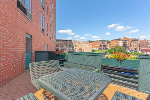 Outside deck view at Bridgeville Tower Bridgeville, Pennsylvania.