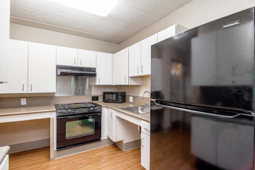 Fully Appliance  Accessible Kitchen. at Moorhead Tower Apartments, Pittsburgh, PA, 15213