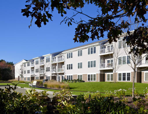 Exterior View at  Ocean Shores Apartments in Marshfield, MA