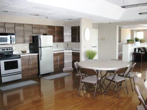 Community Room Kitchen at Exchange Place Towers, Connecticut