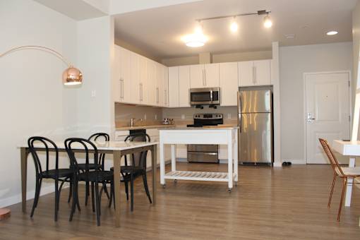 Apartment Kitchen at The Bodhi at Island Creek Village, Duxbury Massachusetts