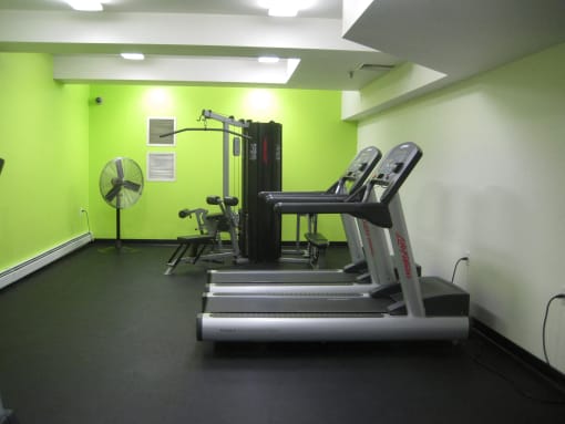 Fitness Center at Royal Worcester Apartments in Worcester MA.