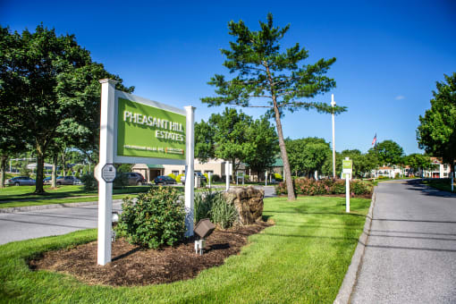 Main Entrance and Monument Signage. at Pheasant Hill Estates, Harrisburg, 17110