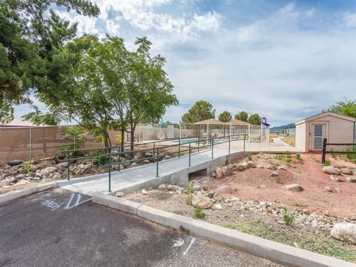 Exterior Landscape at Rio Verde Apartments, Arizona