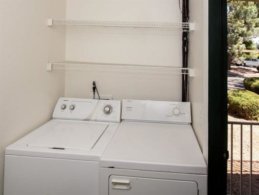 Stacked Washer/Dryer at Rio Verde Apartments, Arizona, 86326