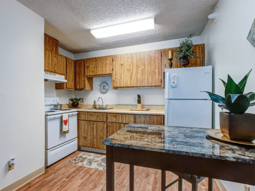 Chef-Inspired Kitchens at Pine View Village Apartments, Flagstaff, Arizona