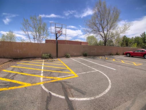 Basketball Court at Pine View Village Apartments, Flagstaff, 86001