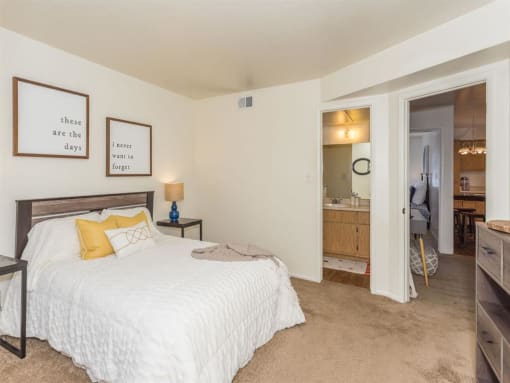 Large Comfortable Bedrooms With Closet at University Square Apartments, Arizona