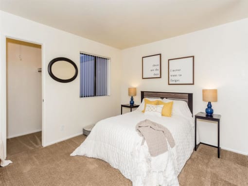 Lavish Bedroom With Ample Storage at University Square Apartments, Arizona, 86001