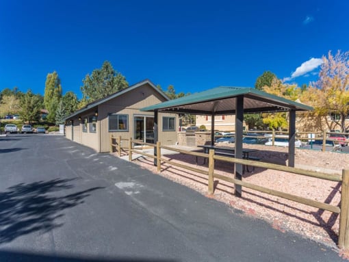Small Outdoor Gazebo at University Square Apartments, Arizona