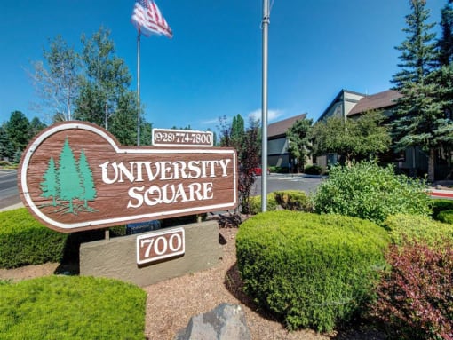 Property Signage at University Square Apartments, Flagstaff, 86001