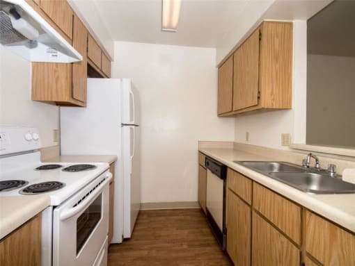 Efficient Appliances In Kitchen at University Square Apartments, Arizona