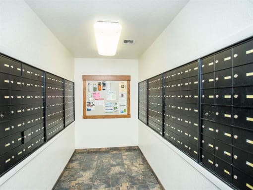 Locker Room at Woodlands Village Apartments, Flagstaff, Arizona