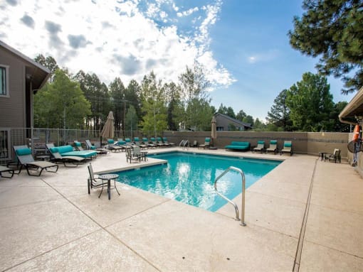 Pool View at Woodlands Village Apartments, Flagstaff, 86001
